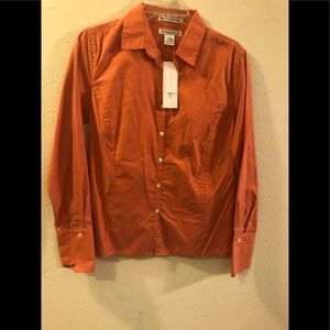 Orange Long Sleeve Shirt size S